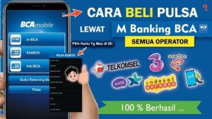 beli pulsa lewat mbanking BCA