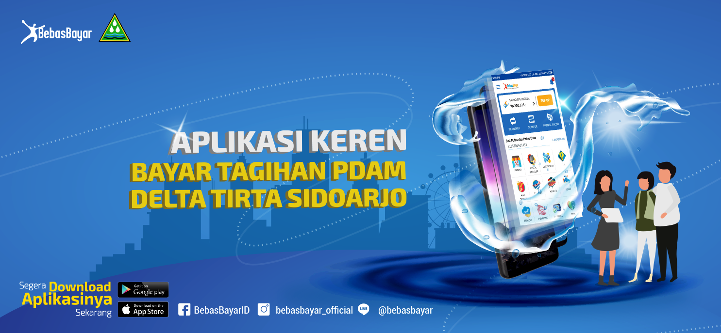 Aplikasi Bayar Tagihan PDAM Delta Tirta Kabupaten Sidoarjo