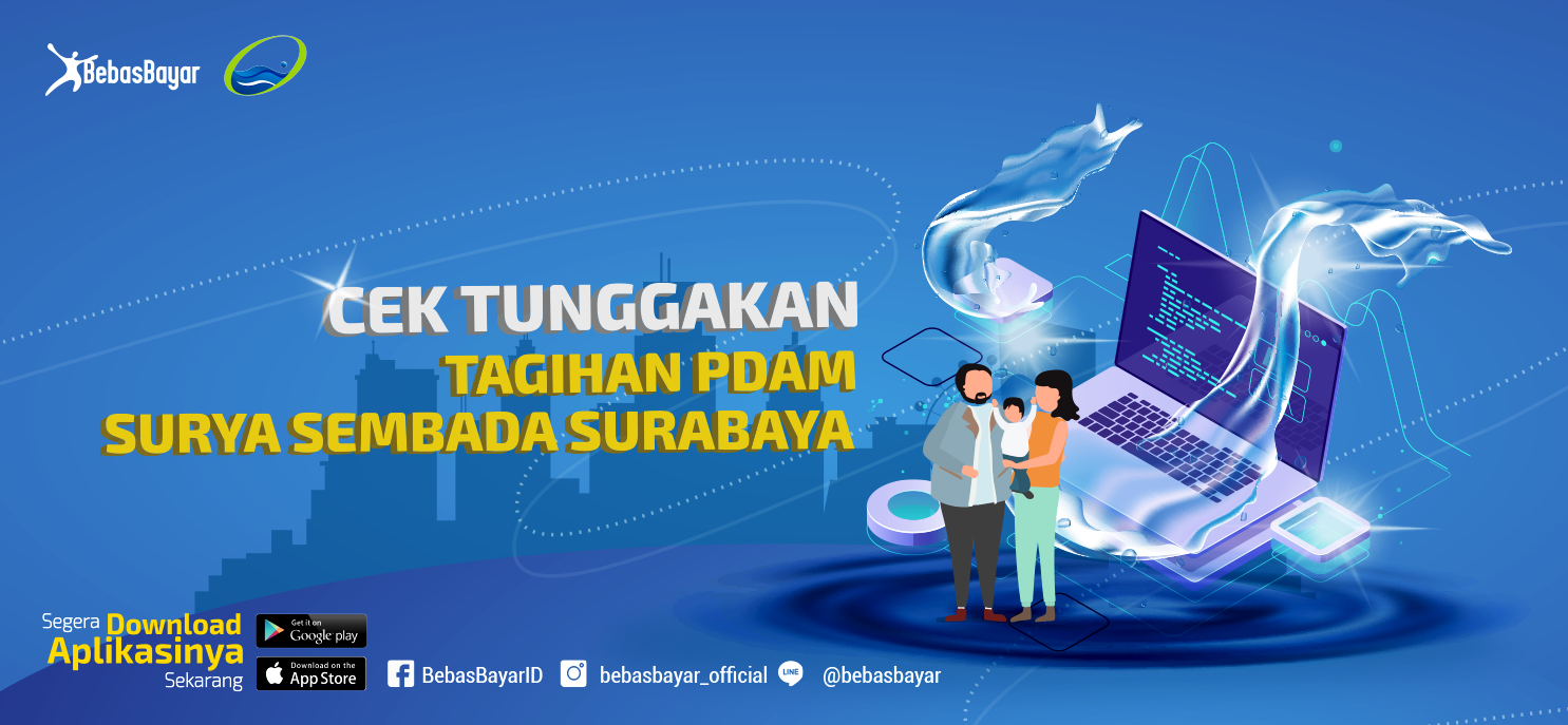 Cek Tunggakan PDAM Surya Sembada Kota Surabaya