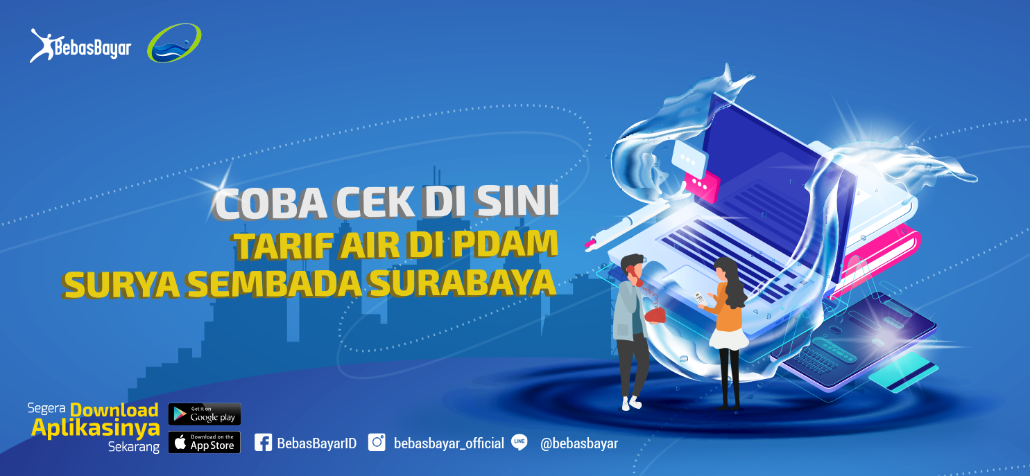 Tarif Air PDAM Surya Sembada Kota Surabaya