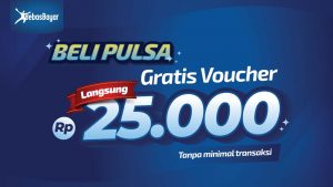 Beli Pulsa GRATIS Voucher 25.000 Tanpa Minimal Transaksi