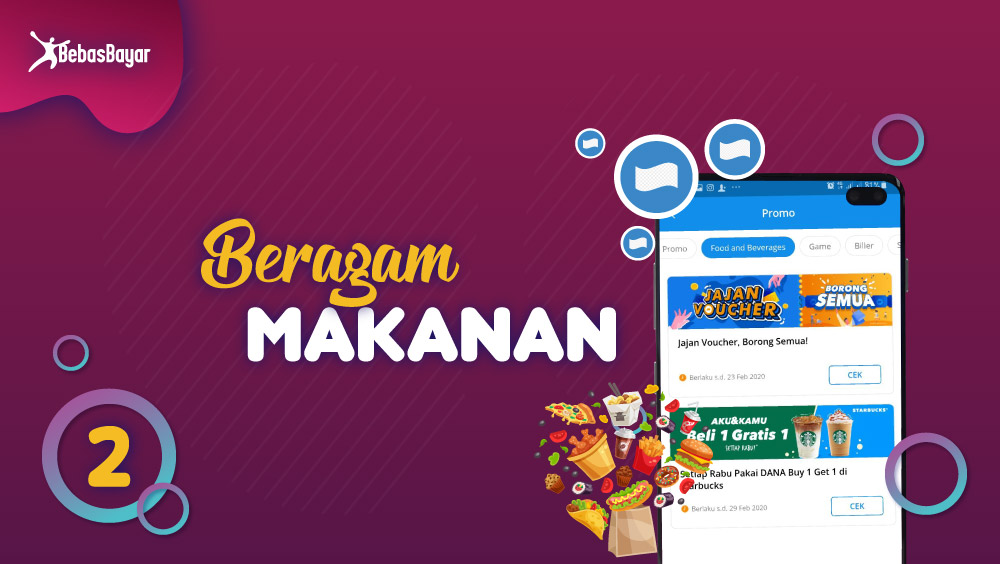 Promo DANA Berbagai Macam Makanan