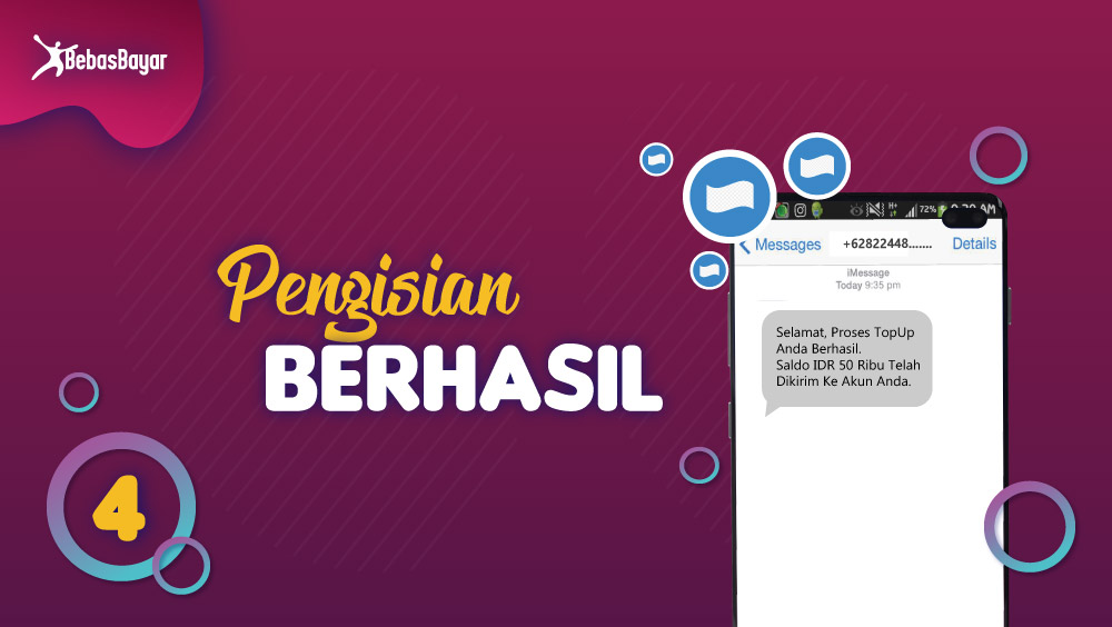 Pengisian Berhasil