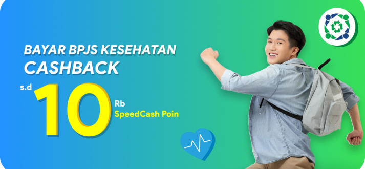 Bayar BPJS Kesehatan Cashbacknya sampai 10ribu di SpeedCash