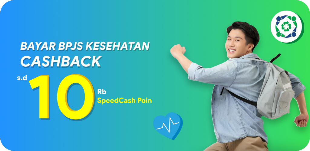 Bayar BPJS Kesehatan Cashbacknya sampai 10ribu di SpeedCash