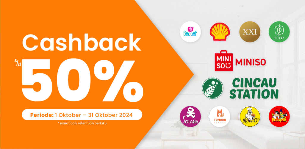 Cashback QRIS di Merchant Favorit