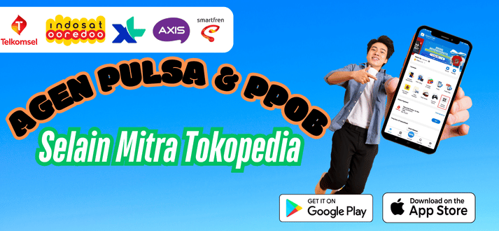 agen pulsa dan ppob selain mitra tokopedia