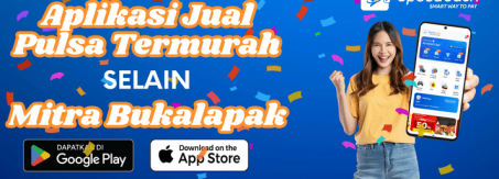 Aplikasi Jual Pulsa Termurah selain mitra bukalapak