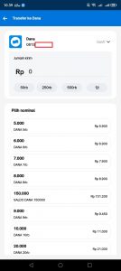 top up dana murah