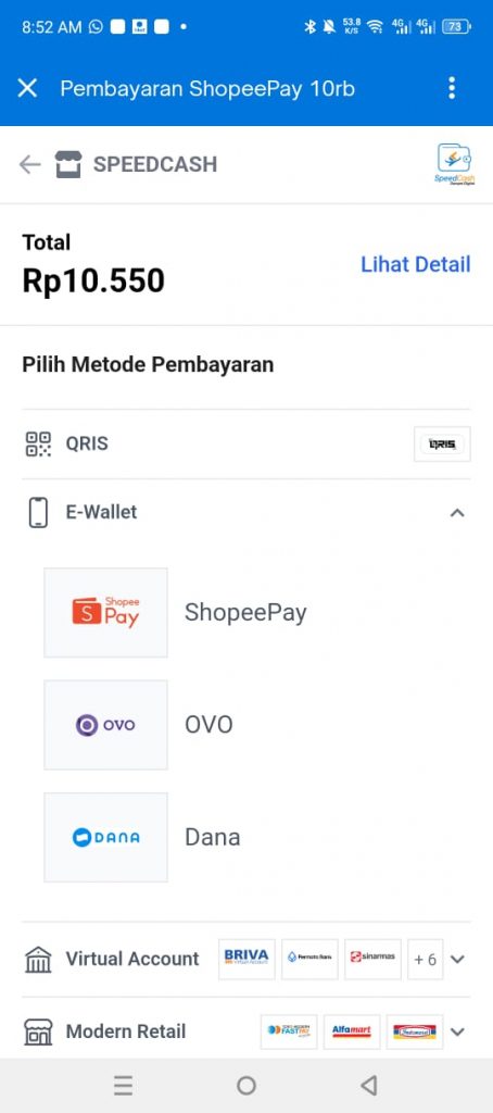 bayar shopee pakai saldo dana