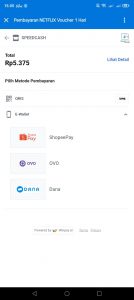 bayar netflix pakai dana