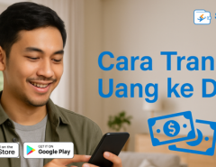 cara transfer uang ke dana