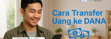 cara transfer uang ke dana