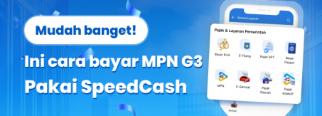 cara bayar MPN G3 pakai SpeedCash