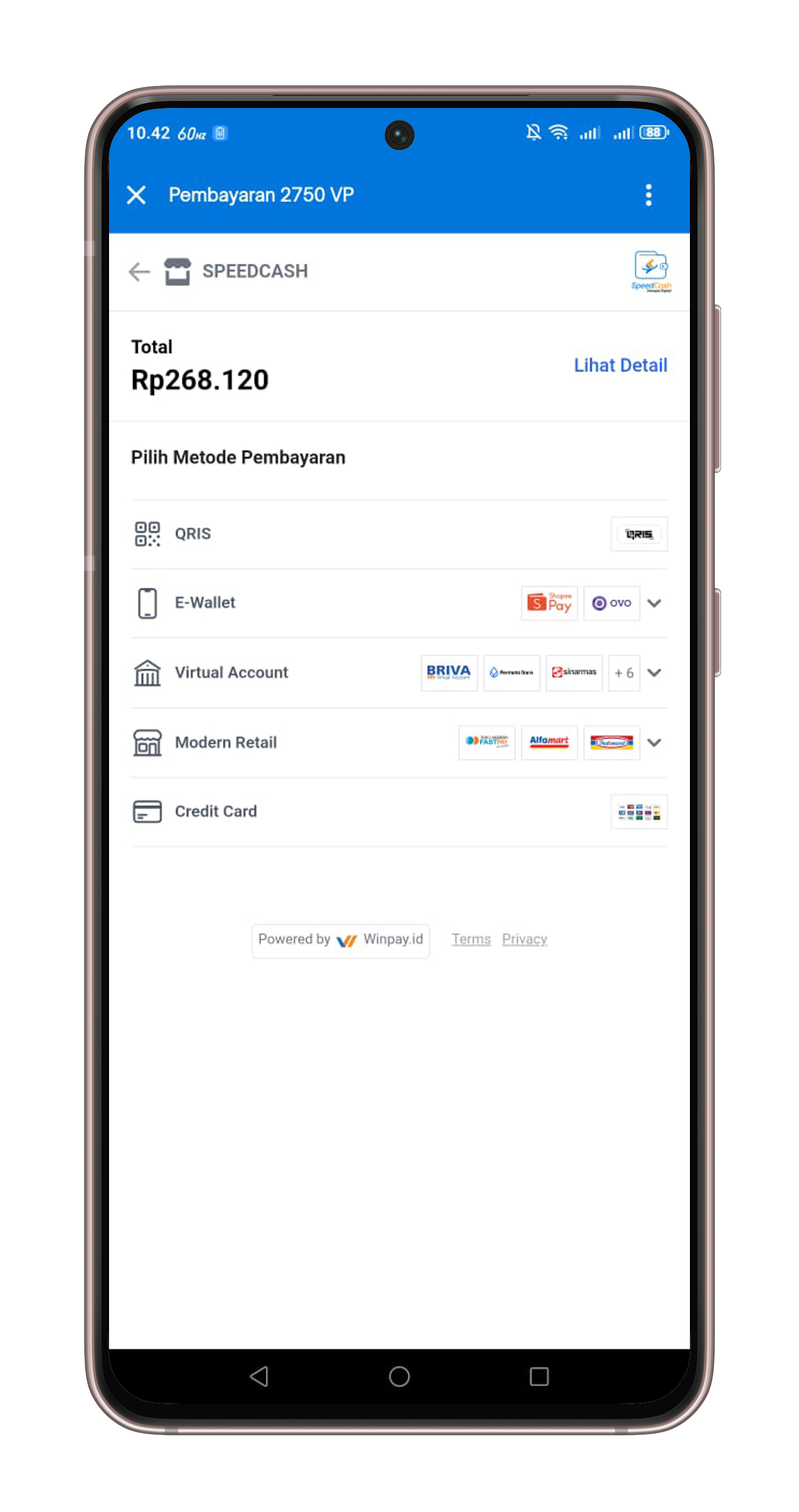 top up ml bayar pakai qris