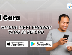 berapa persen refund tiket pesawat