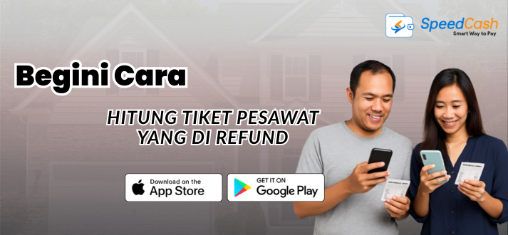 berapa persen refund tiket pesawat