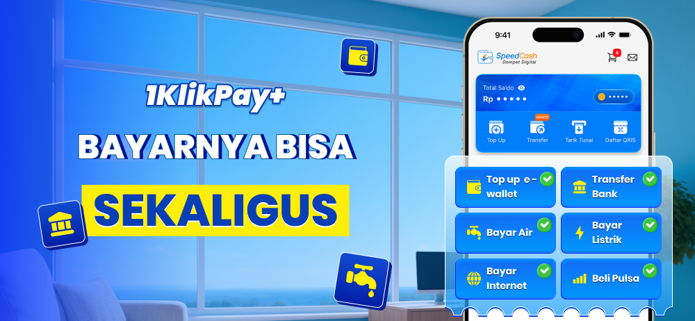 pakai 1klikpayplus speedcash bayarnya bisa sekaligus