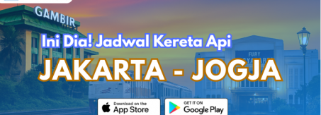 jadwal tiket kereta api jakarta - jogja