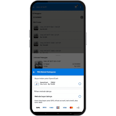 pilih metode pembayaran