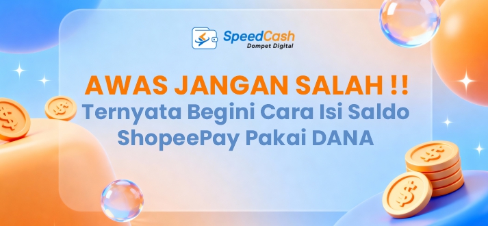 isi saldo shopeepay lewat dana