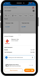 cara bayar paket nelpon telkomsel pakai QRIS