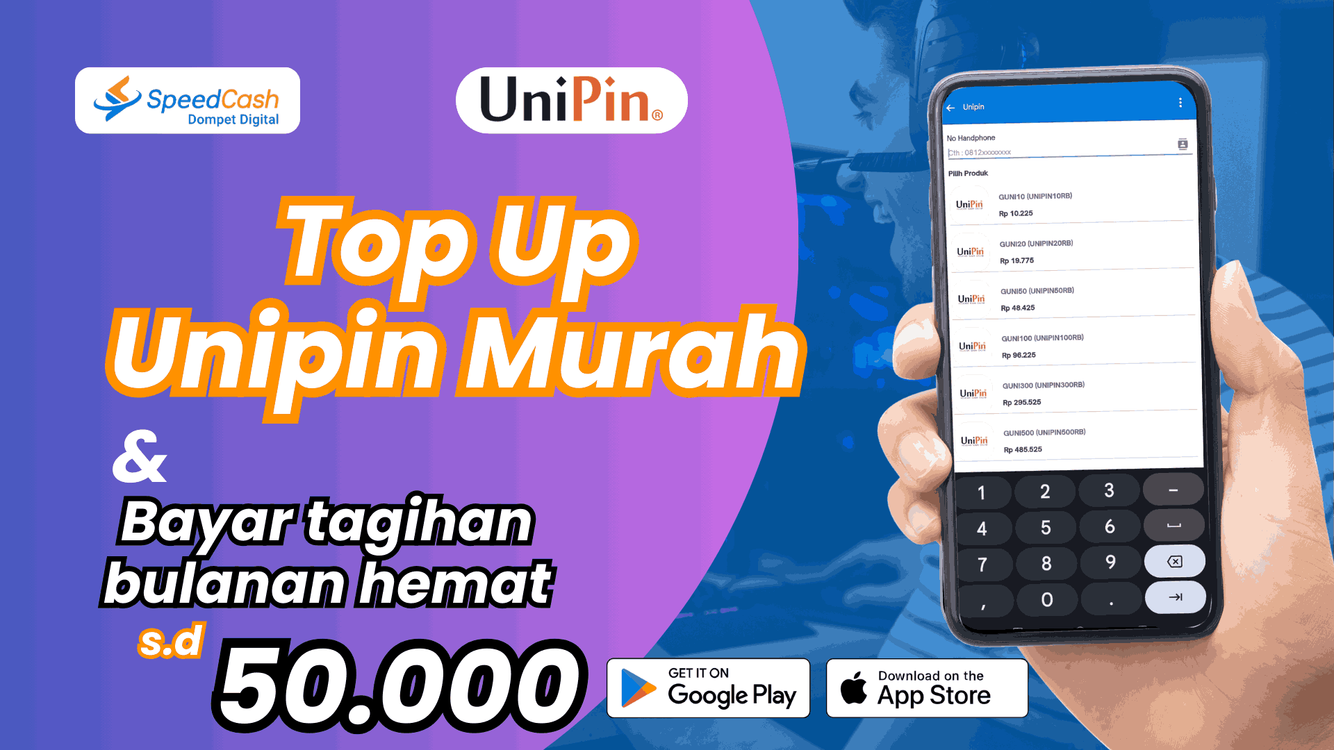 cara top up voucher unipin game murah