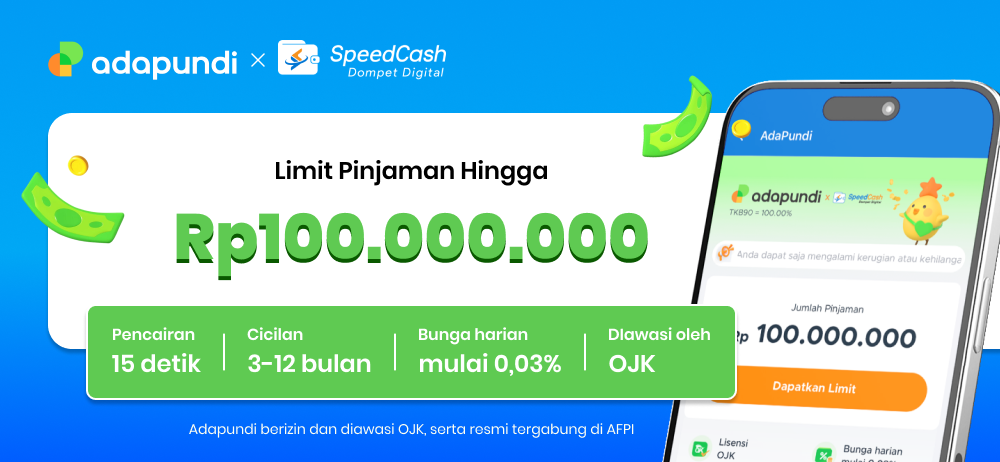 ajuin limit pinjaman AdaPundi di SpeedCash
