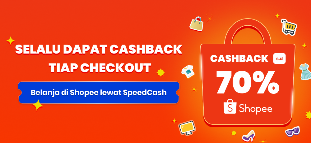 Selalu dapat cashback tiap checkout