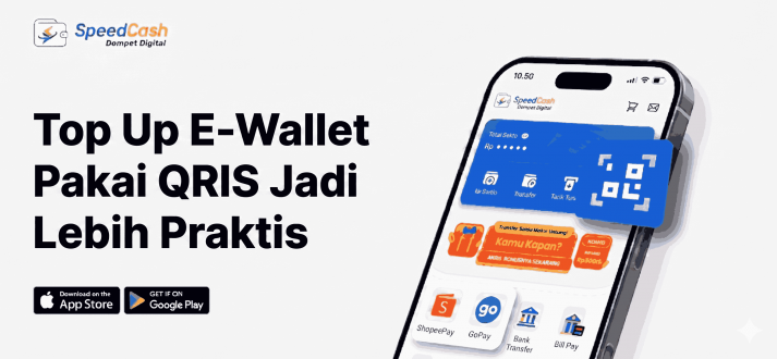 top up ewallet pakai qris ini caranya